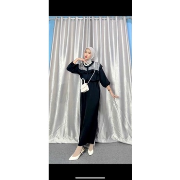 NAOMI SET VERSI BLACK BY PINKHIJAB_BOUTIQUE