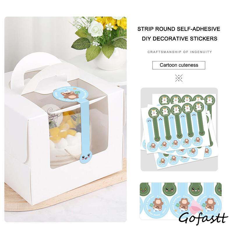 

100Pcs/1 Roll Stiker Terima Kasih Thank You Stiker Untuk Dekorasi G