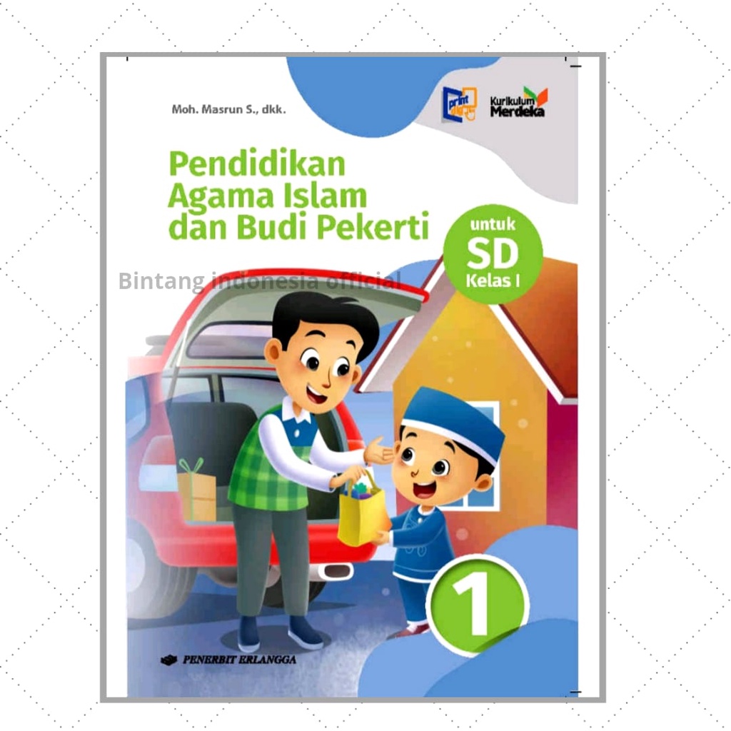 Buku Pelajaran Kelas 1 SD/MI Kurikulum Merdeka Erlangga