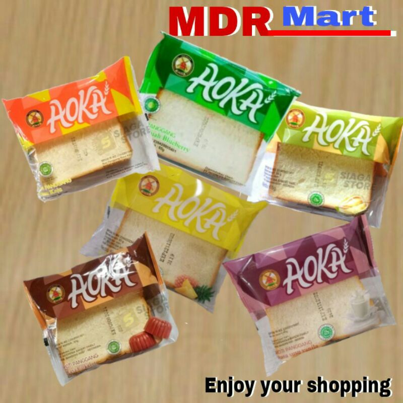 

AOKA roti panggang all varian 65gr