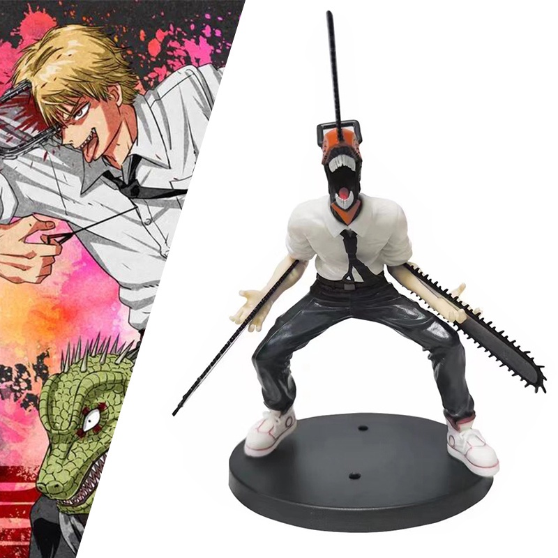 Hot NEW 18cm Chainsaw Man Denji Mainan Model Action Figur