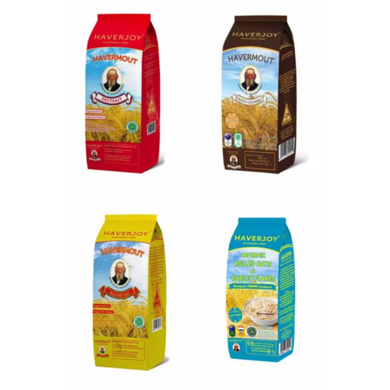 

✨NEW✨ -Haverjoy havermout australian Rolled oat / Quick cooking oat / Instant oat / Havermix 1kg- 1.1.23