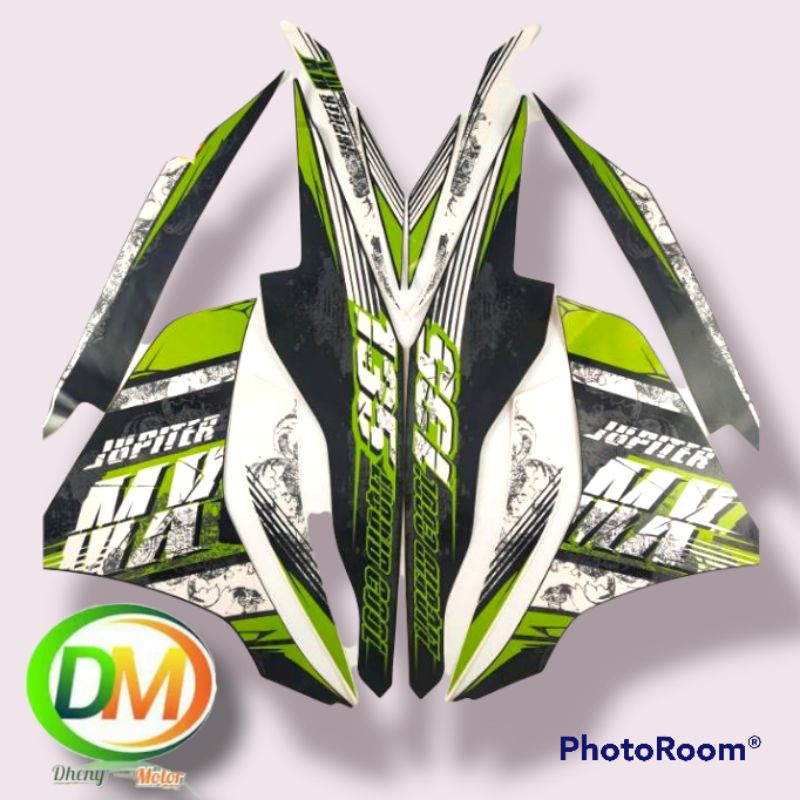 Striping Sticker Jupiter Mx New 135 Warna Hijau