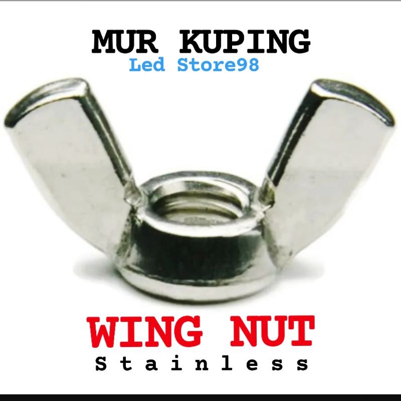 MUR KUPING STAINLESS ( Harga per biji)