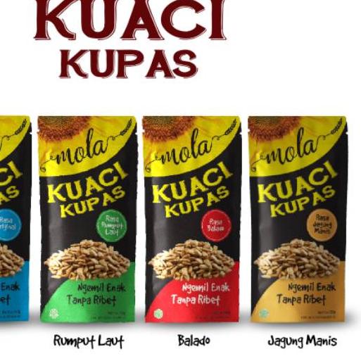 

✥ 8 pc Mola Kuaci Kupas Panggang / Biji Matahari / Sunflower Seed ✱