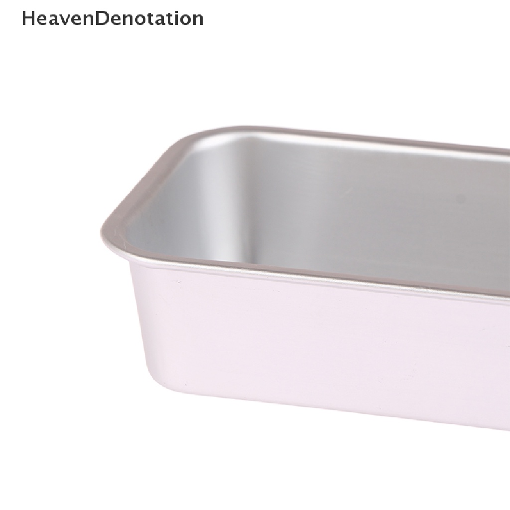 [HeavenDenotation] 1pc Aluminium Alloy Loyang Roti Persegi Panjang Baking Kue Cetakan Pastry Baking Pan HDV