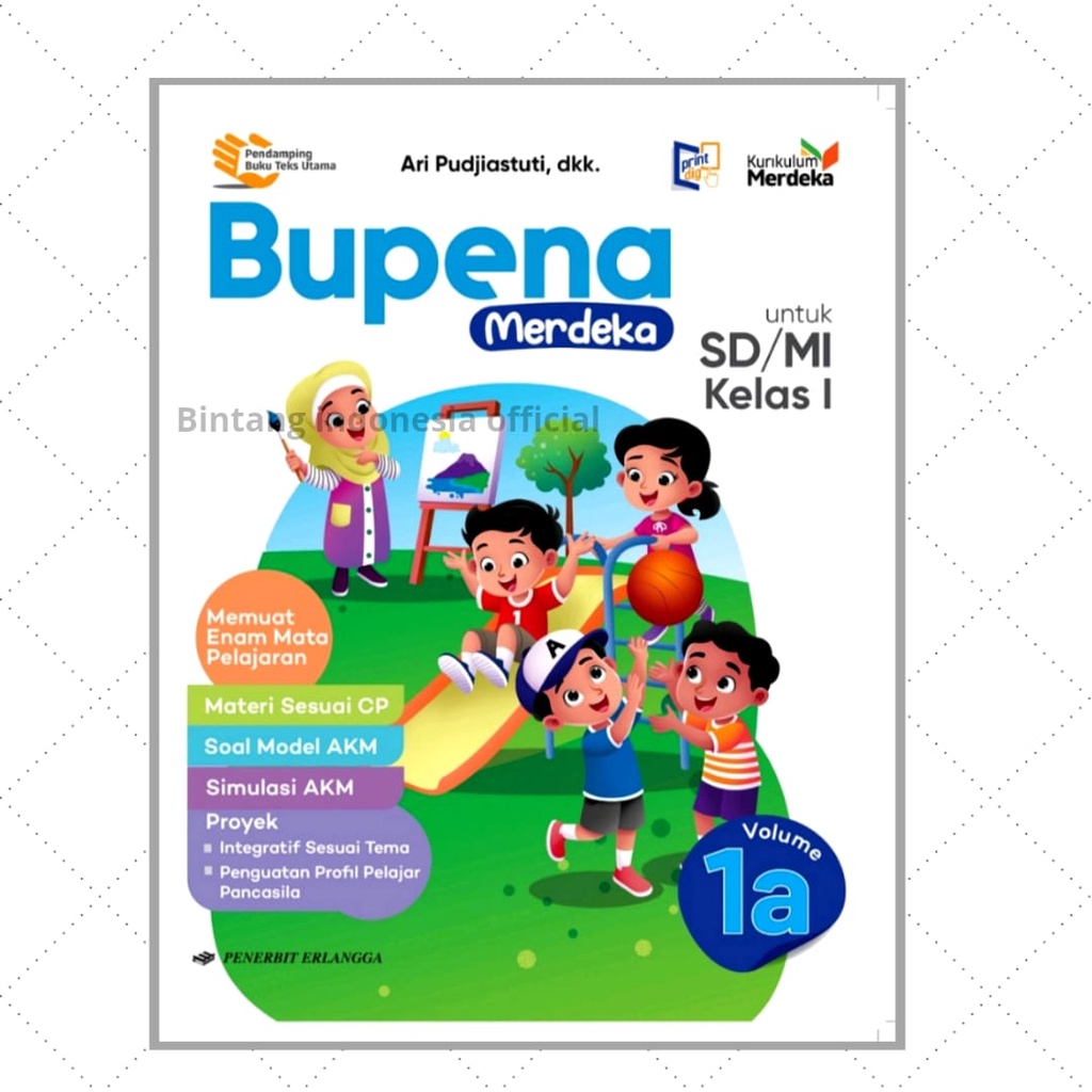 Buku Pelajaran BUPENA 1A,1B &amp; 4A,4B Kurikulum Merdeka