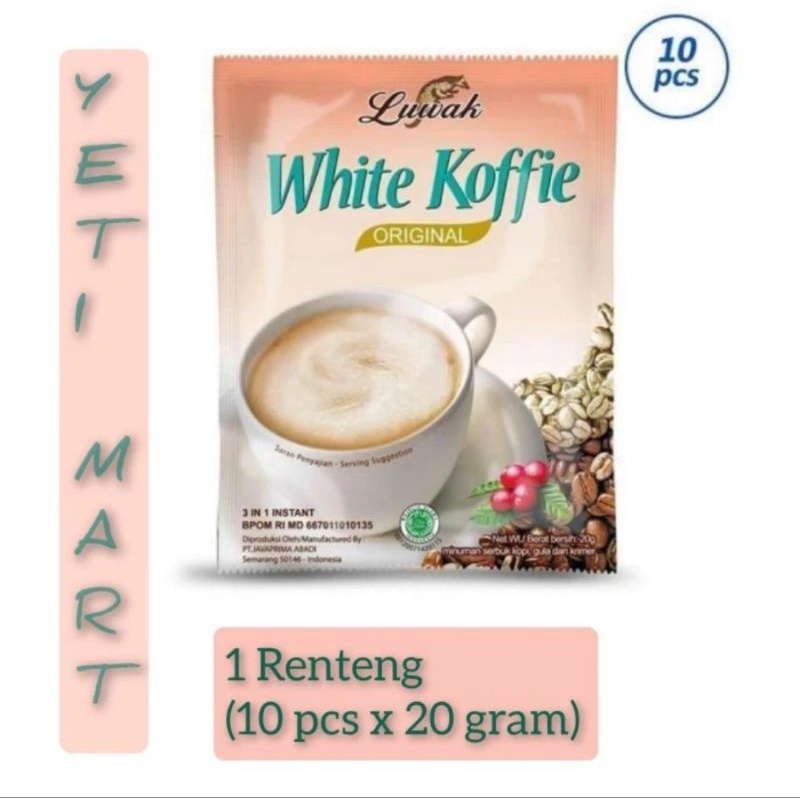 

Luwak White Coffe 20 gr - 10 sachet