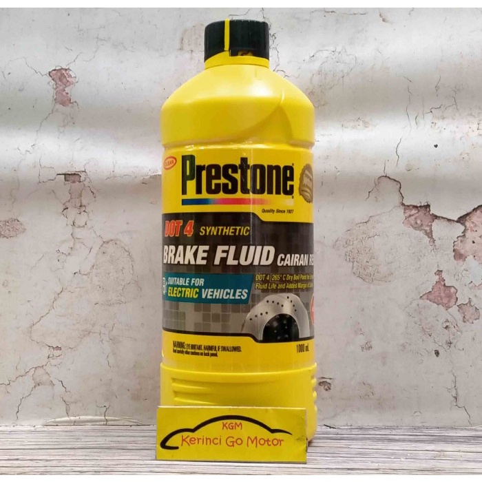 Terlaris Prestone Minyak Rem Dot 4 1 Liter Brake Fluid Dot4 Dot-4 Synthetic