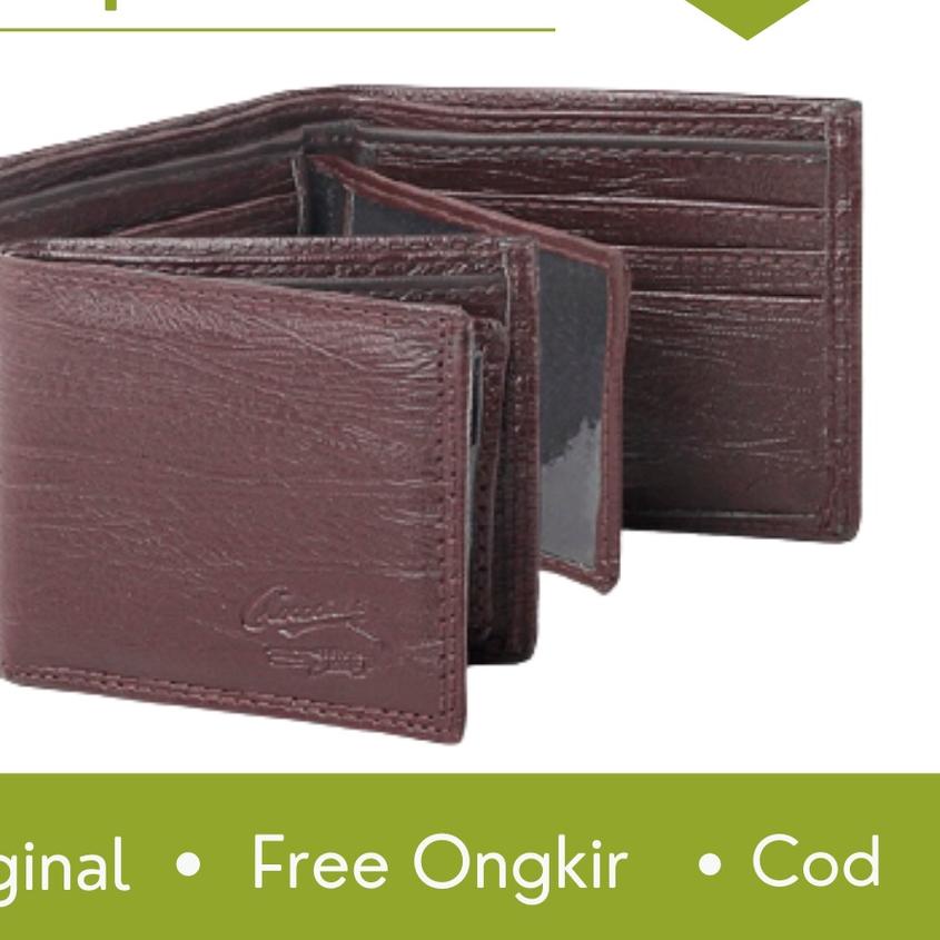 ➪ Dompet Pria Kulit Sintetis Original Dompet Lipat Cowok Exclusive Keren Branded Kekinian ✷