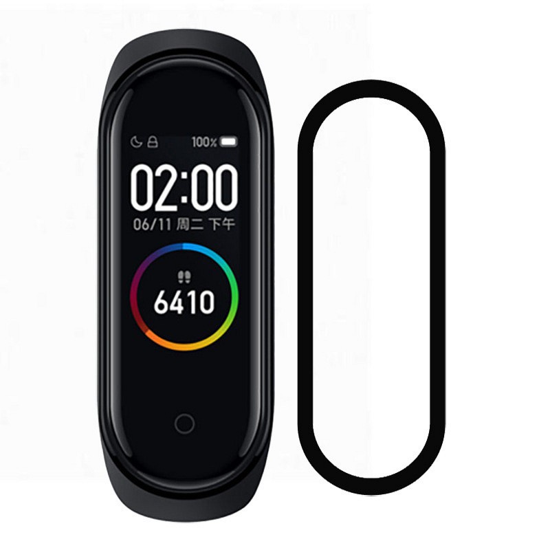 1pcs Full Cover Curved Film Screen Protector Untuk Mi Band5/Untuk Miband4 Replacement Protective Screen Film/Explosion proof Miband5 4 Film/Penjualan Panas