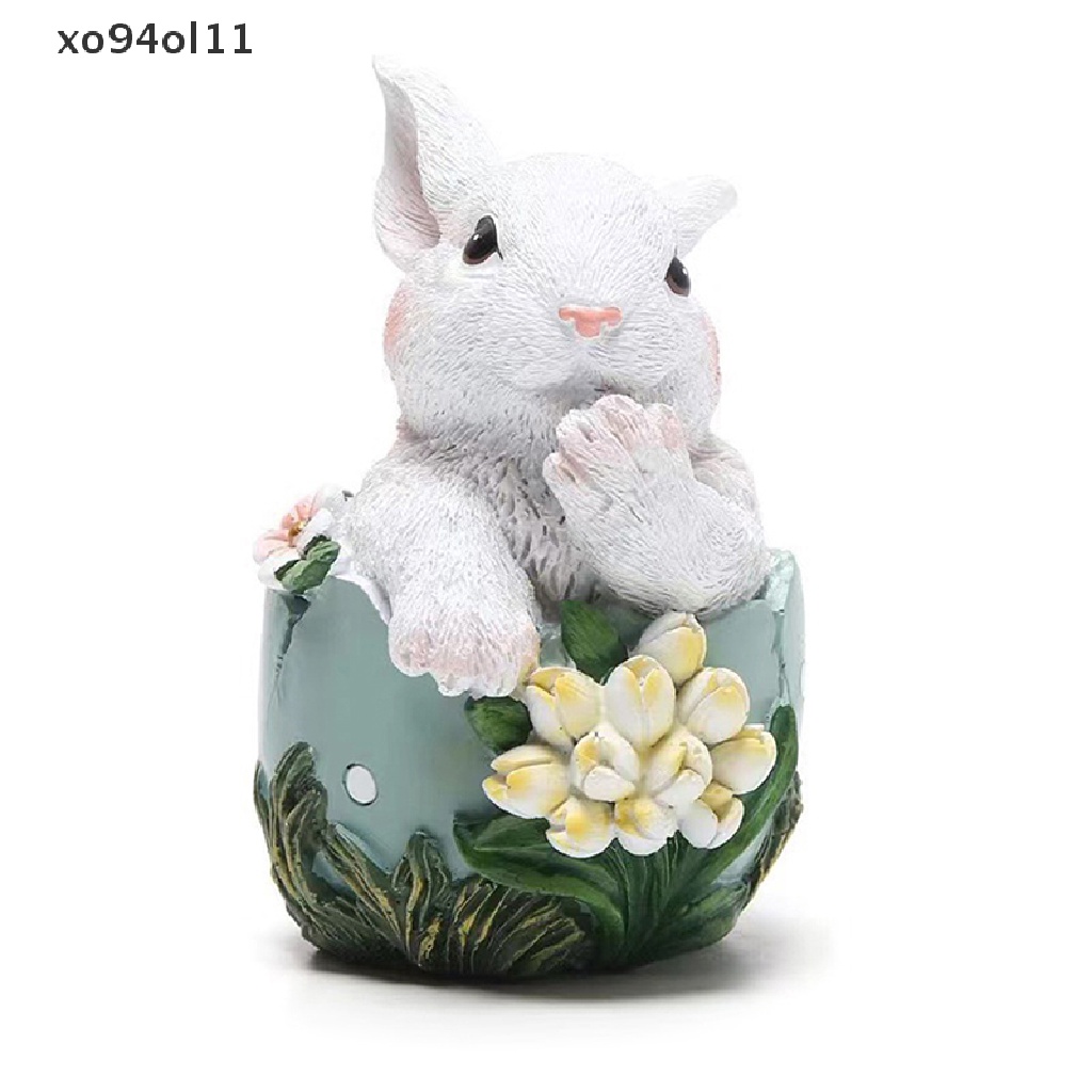 Xo Kelinci Paskah Lucu Memegang Telur Ornamen Easter Bunny Pegang Wortel OL