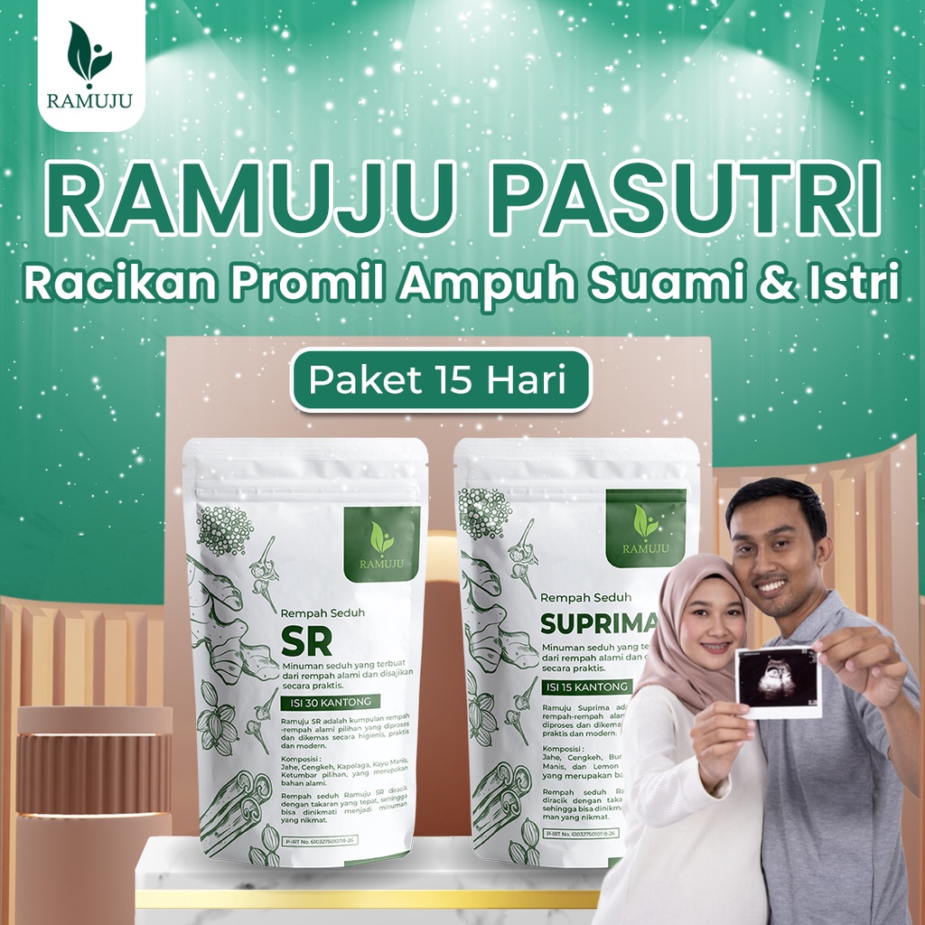 Ramuju Pasutri Promil Suami Istri Paket 15 Hari | Meningkatkan Kesuburan Pria Wanita Pengantin Detok
