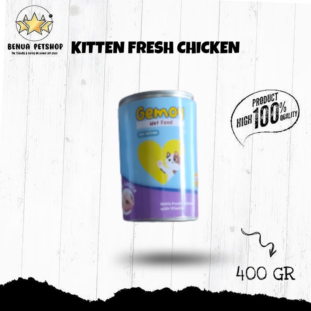 GEMOY CAT WETFOOD MAKANAN BASAH ALL VARIAN - 400 GR