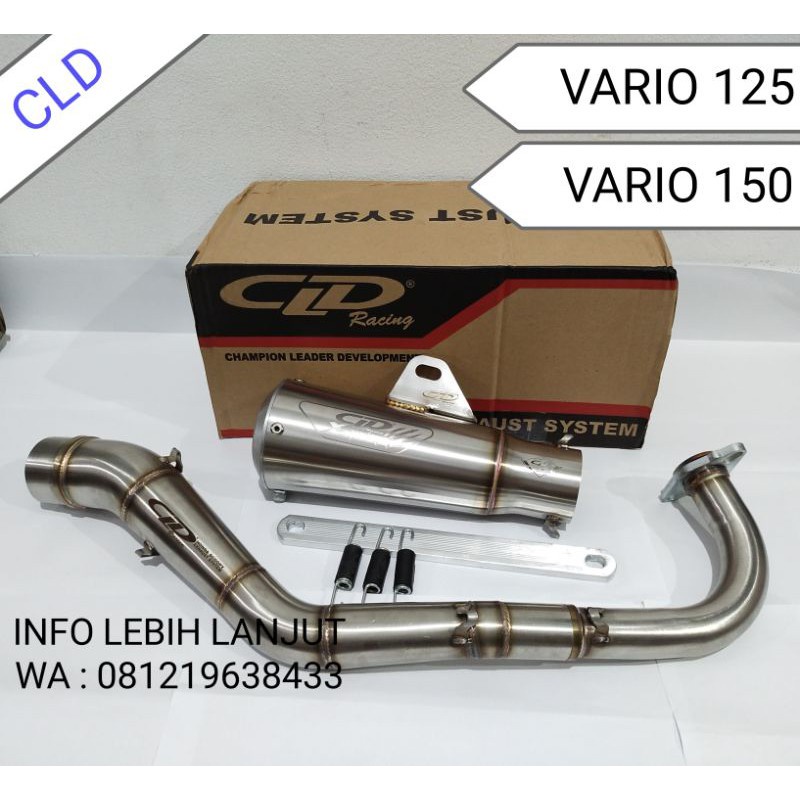 KNALPOT CLD X MONSTER VARIO 125 DAN VARIO 150