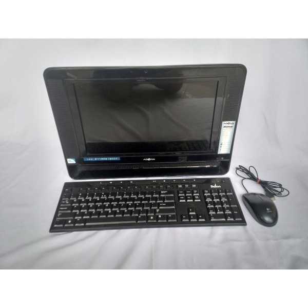 PC ALL IN ONE IRIT LISTRIK PROCESSOR DUAL CORE RAM 2 GB HDD 160 GB MANTAP BUAT BISNIS ONLINE