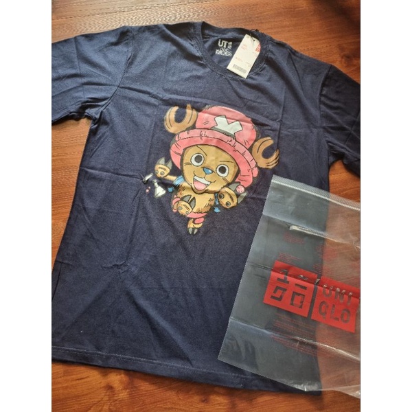 Kaos Uniqlo x One Piece Chopper Navy XL