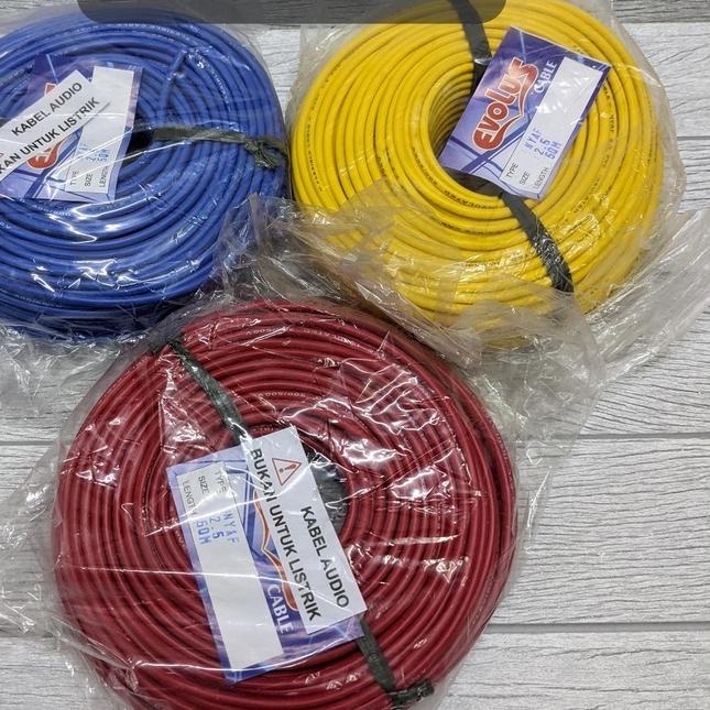 ➻ Kabel NYAF 2,5mm Serabut 50Meter Kabel Tunggal Serabut ☀