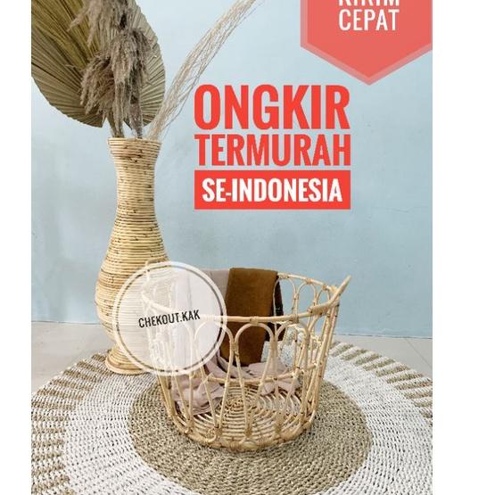 ☎ Laundry bag aesthetic/snidad ikea/keranjang baju ikea/keranjang serbaguna murah lucu/keranjang rot