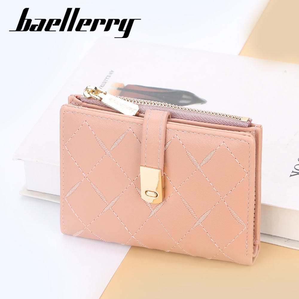 BAELLERRY N8628 Dompet Wanita Kecil Bahan Kulit PU Leather Premium WATCHKITE WKOS