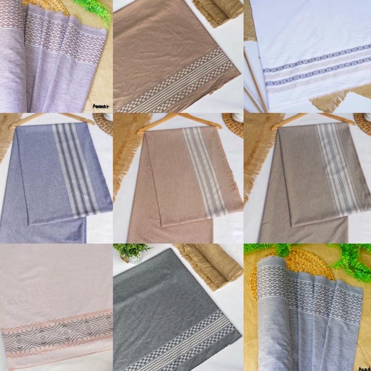 PALING DICARI I28 Kain Katun Madinah Bordir Bahan Koko Atau  Kain Baju Koko Premium キ