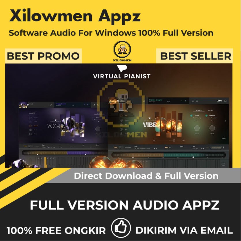 [Full Version] UJAM Virtual Pianist Pro Lifetime Audio Software WIN OS