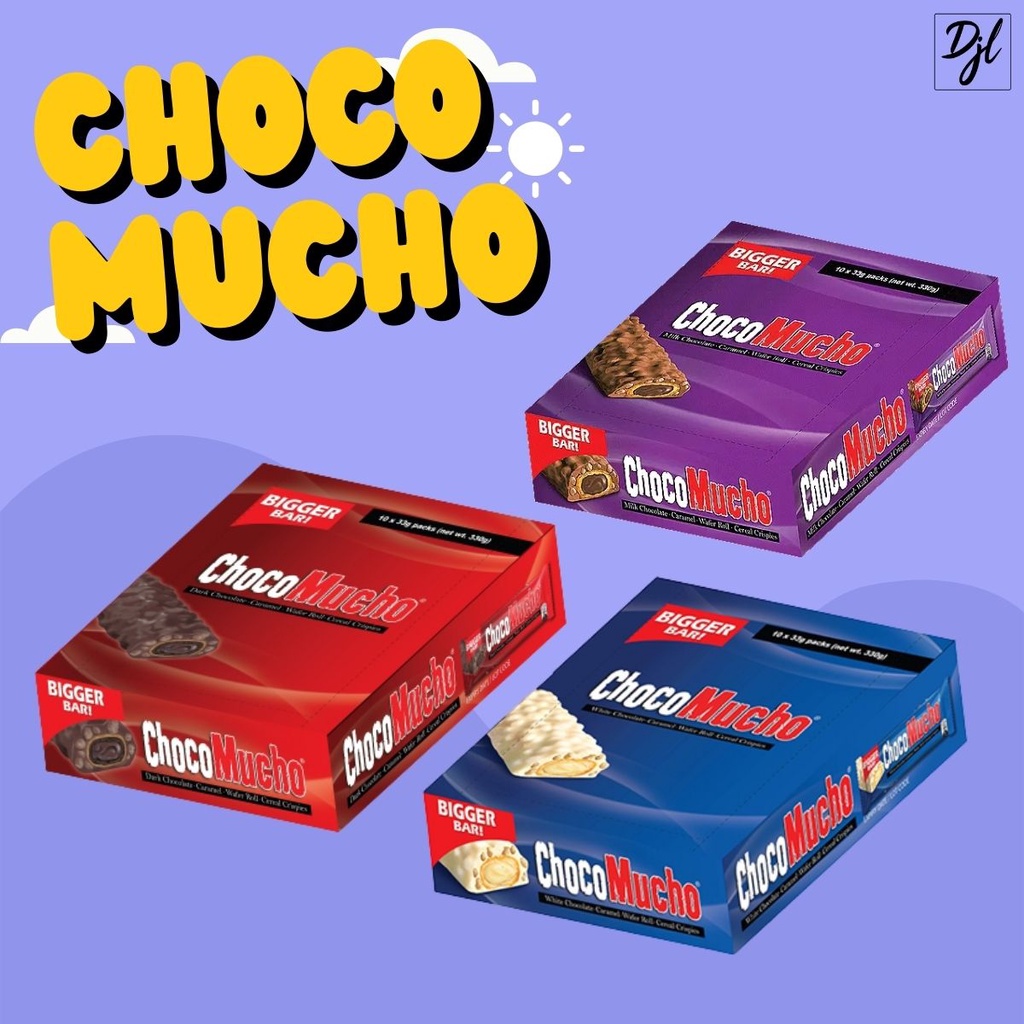 

Choco Mucho 300g isi 10 Pcs Caramel Wafer Roll Cereal Crispies 1 Pak