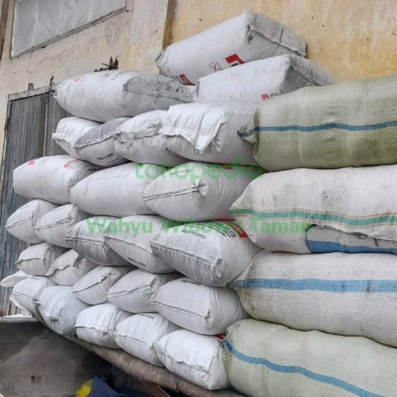 Terlaris Sekam Mentah Karung Beras Sak 25Kg. Sekam Berat -/+5Kg.