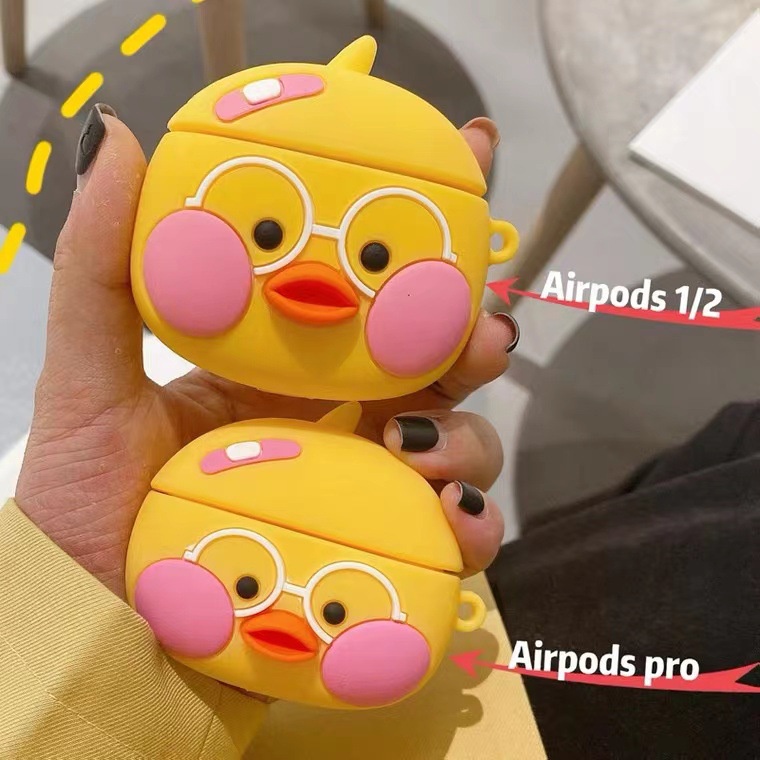 Airpods Case Untuk Apple Airpods 1 2 3 Pro Pelindung Earphone  Silikon Motif Kartun