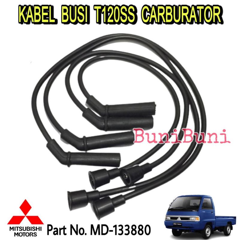 KABEL BUSI Untuk Mobil Mitsubishi T120SS Carburator - 1 Set