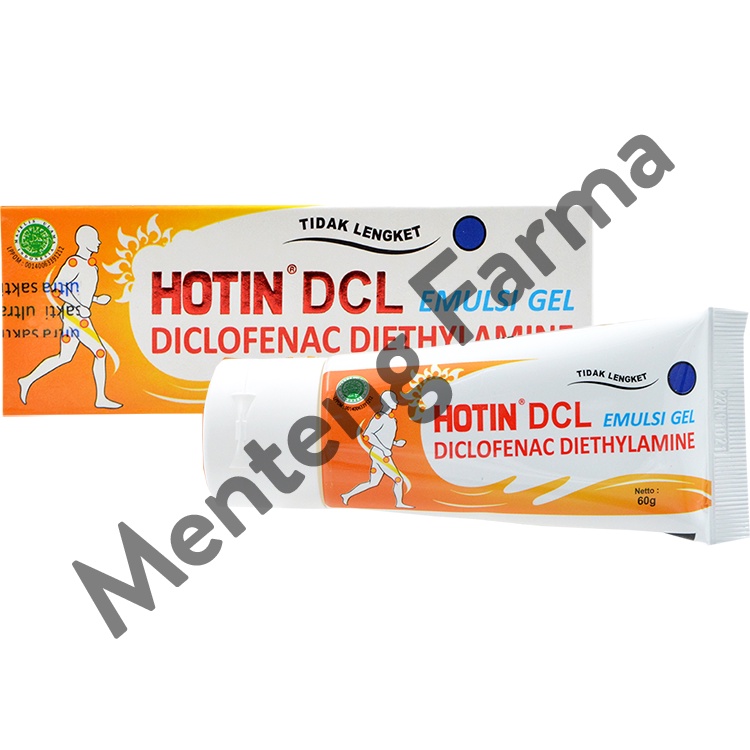 Hot In DCL Emulsi Gel 60 Gr - Gel Pereda Nyeri Sendi, Rematik, Memar