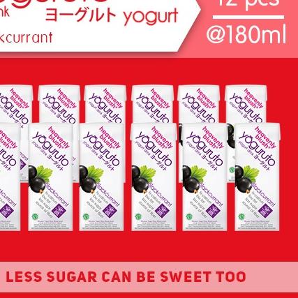 

♙ Yogurt Heavenly Blush Yoguruto Blackcurrant 12x180 ml ❇
