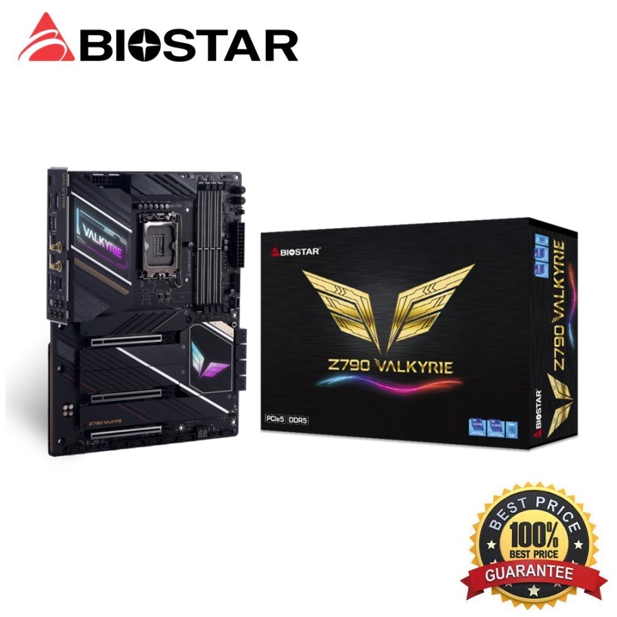 Biostar Z790 VALKYRIE Motherboard LGA1700 DDR5 Intel Z790 ATX