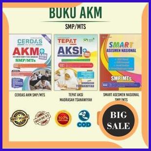 tools Buku Akm SMP Tepat Tuntas Aksi MTS - Cerdas Akm - Us SMP MTS - Smart Asesmen Nasiona