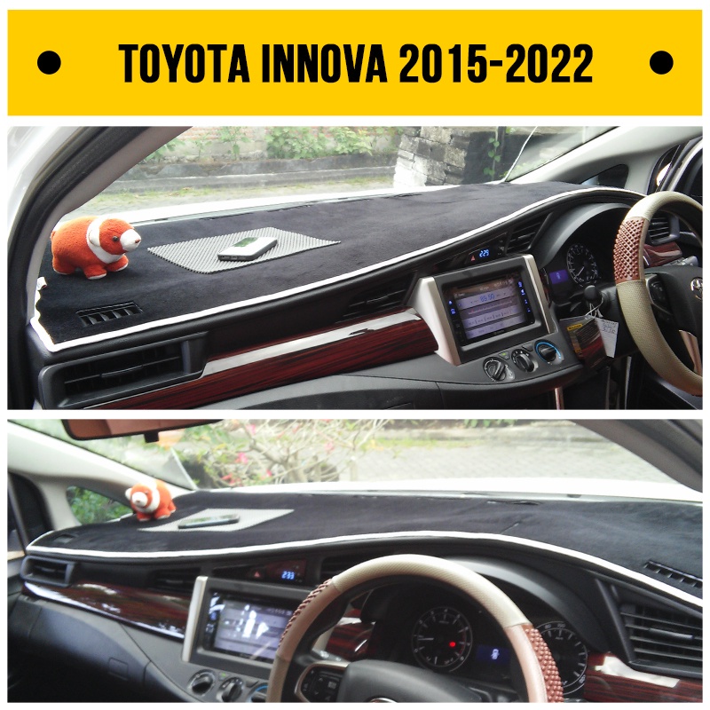 Selimut Cover Dashboard Mobil TOYOTA INNOVA REBORN 2015-2022 Pelindung Dasbor - Alas Taplak Dasbord 