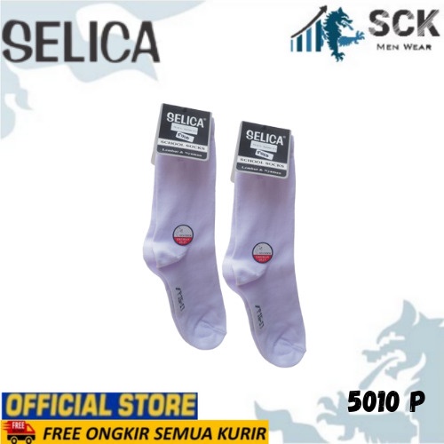 Kaos Kaki Sekolah Panjang SELICA 5010 P 15-17/ Kaus Kaki TK SD 5010 P - sckmenwear GROSIR