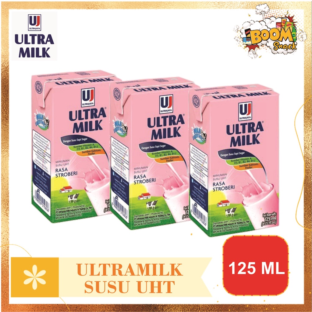 PCS - Ultramilk Susu UHT kemasan 125ml