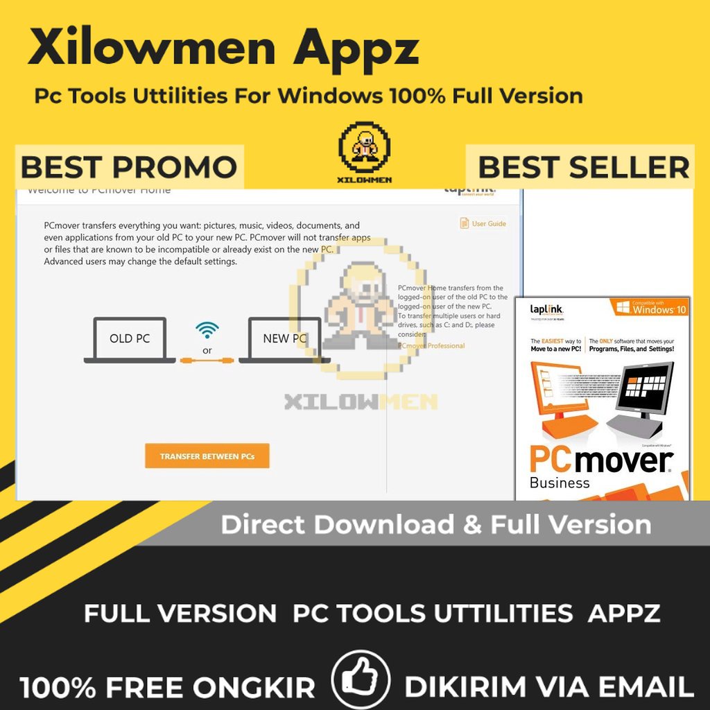 [Full Version] PCmover Enterprise Pro PC Tools Software Utilities Lifetime Win OS