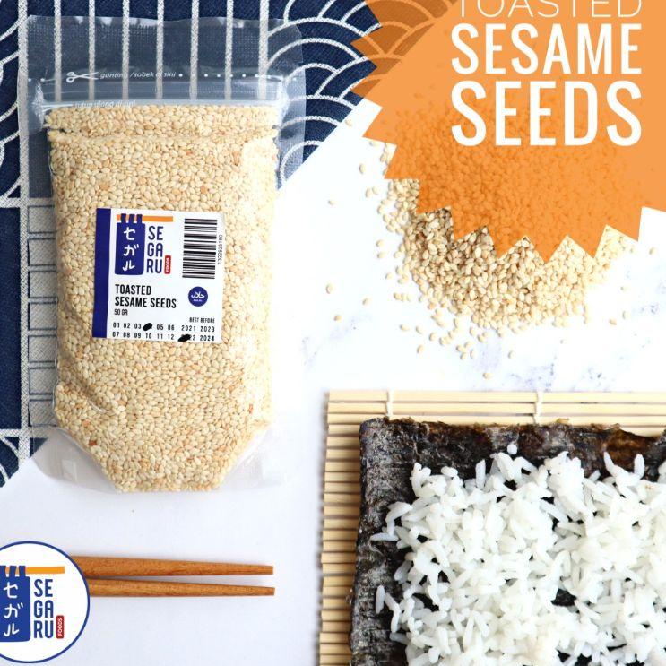 

PALING AMPUH✌️>>> Wijen Putih Sangrai | Toasted Roasted Sesame Seeds