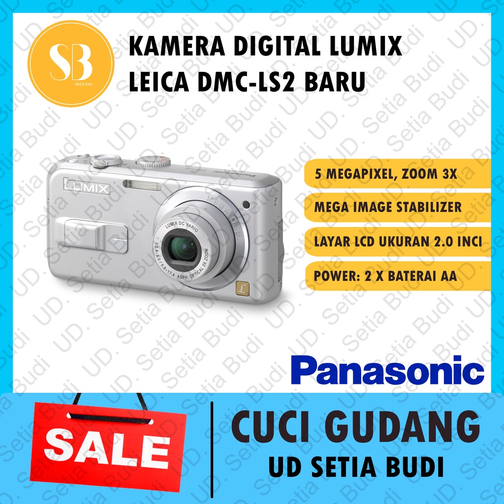 Kamera Digital Panasonic Lumix DMC LS2 Baru dan Murah