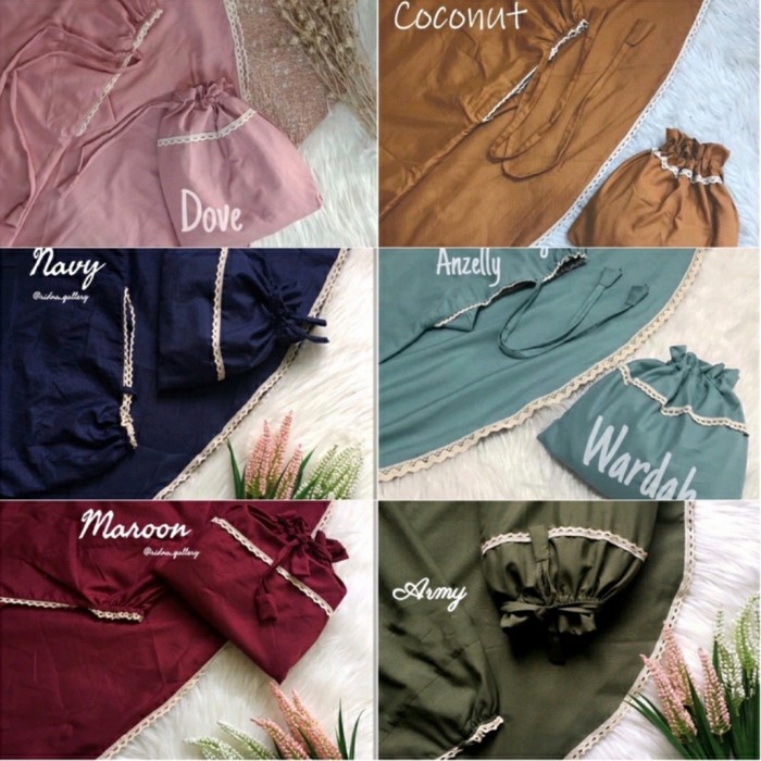 

Hampers Ramadhan/Hampers Lebaran/Hampers Mukena Sajadah/Kado Cewek - Army