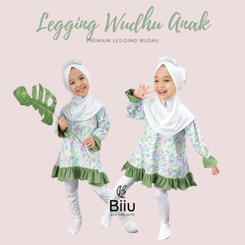 Biiu Legging Wudhu Anak Legging Anak Bahan Kaos
