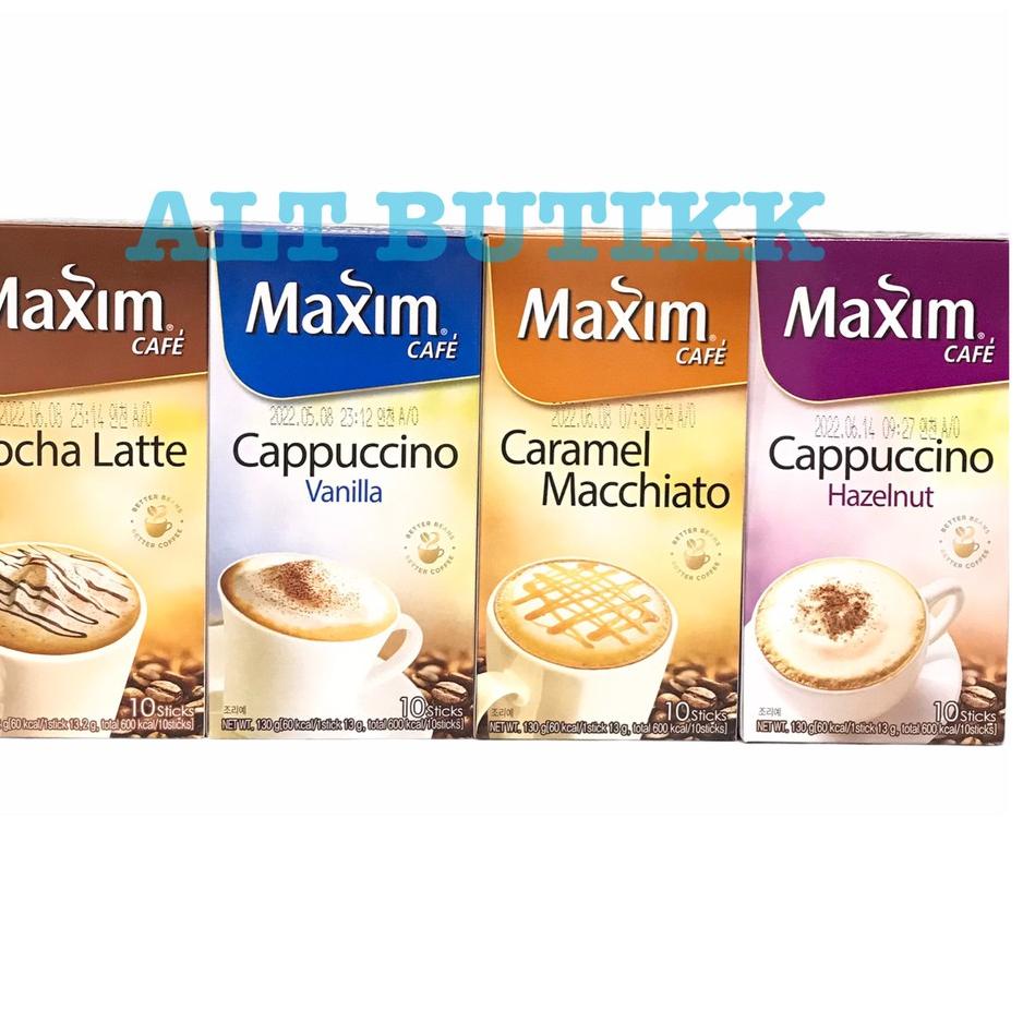 

♚ MAXIM CAFE COFFEE | Mocha Latte Caramel Macchiato Vanilla Hazelnut ➬