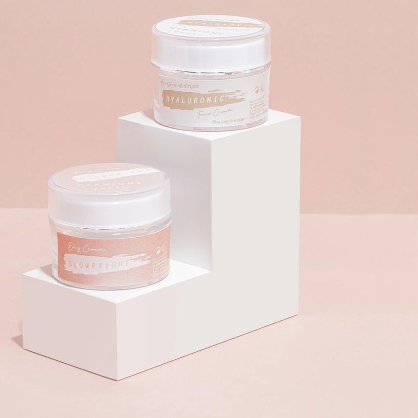 Ω Double Brightening Cream Glow Skincare Glamione ➯