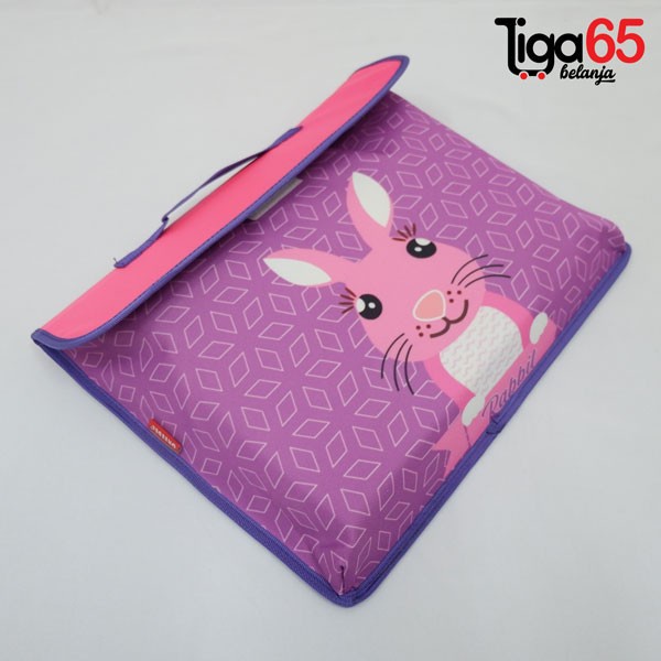 Map tenteng 614 (L) KANVAS POLYSTER GAMBAR DESIGN GAMBAR LUCU UNTUK SIMPAN CATATAN DAN DOKUMEN FILE