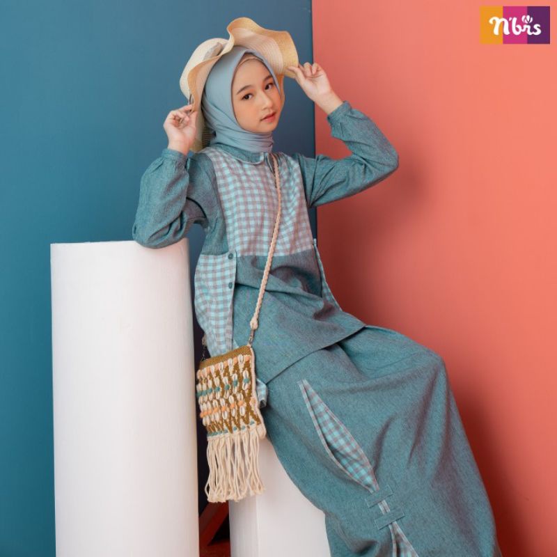 Nibras Set Atasan Rok Anak Remaja NT 71