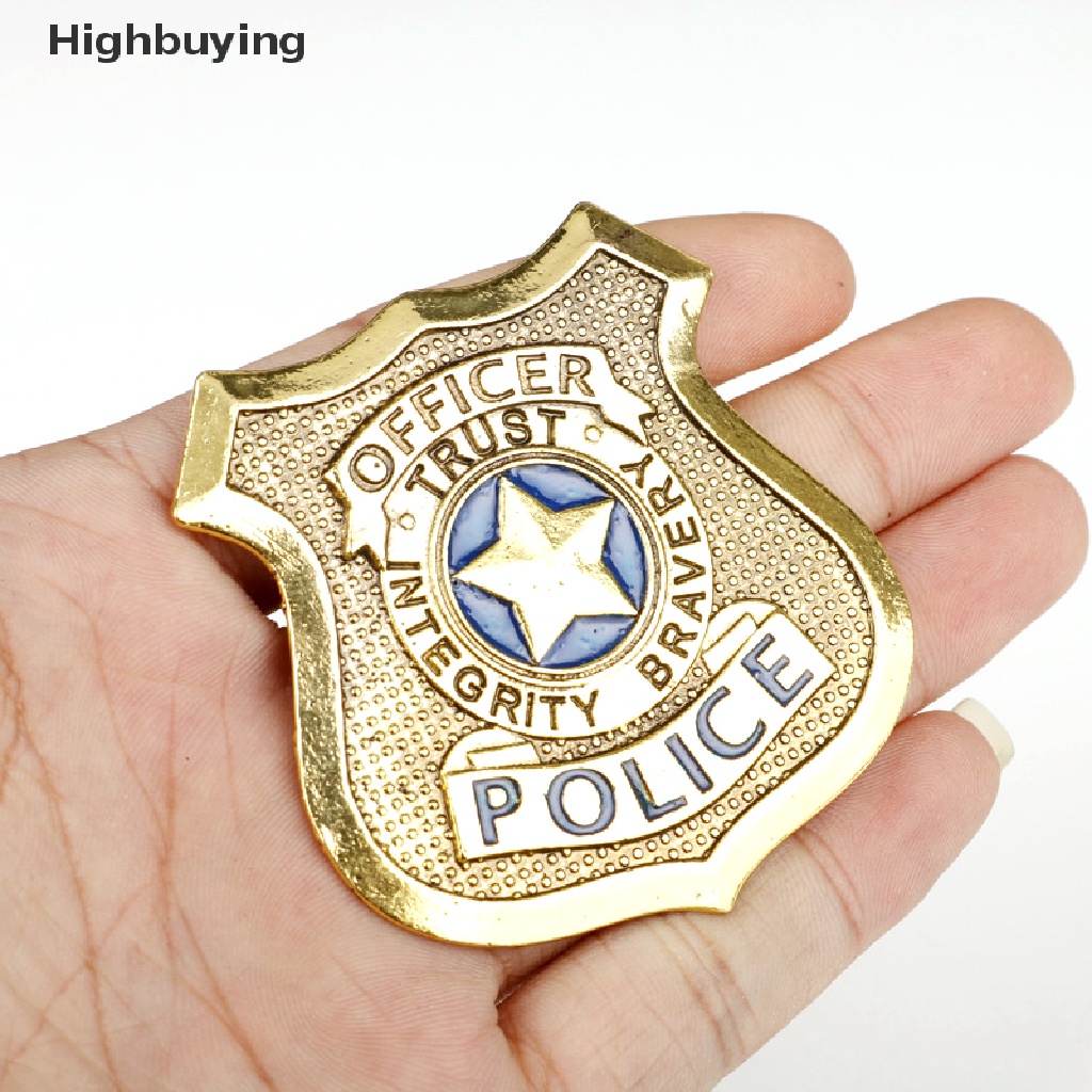 Hbid Aksesoris Film Cosplay Perhiasan Lencana Polisi Bros Pin Film Anime Zootopia Kelinci Judy Police Badge Brooch Hadiah Glory