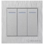 MASKO KRISTA SILVER Saklar TRIPLE K-SV213