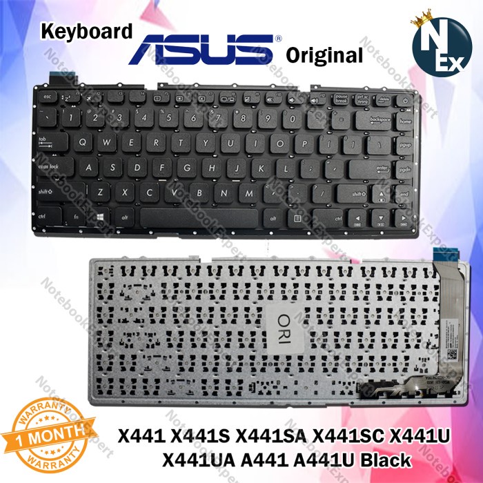 Keyboard Keyboard Asus Original X441 X441S X441Sa X441Sc X441U X441Ua A441Black