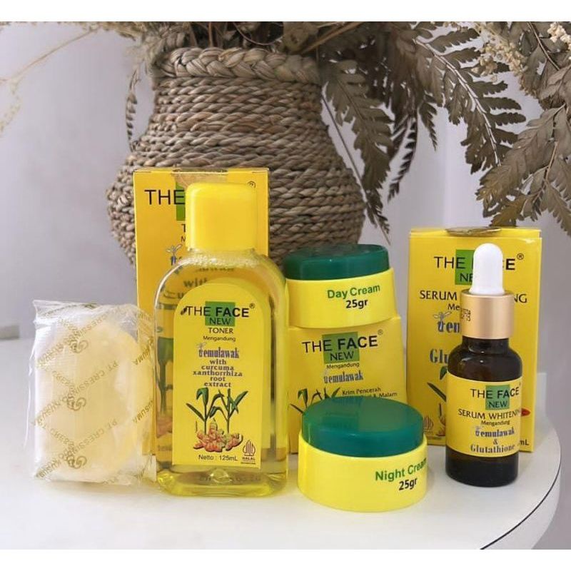 PAKET THE FACE TEMULAWAK ORIGINAL BPOM/CREAM TEMULAWAK/CREAM BPOM